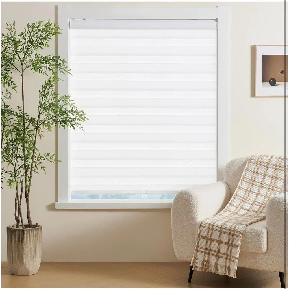 Persilux Cordless Zebra Blackout Window Shades Blinds Light Filtering Home